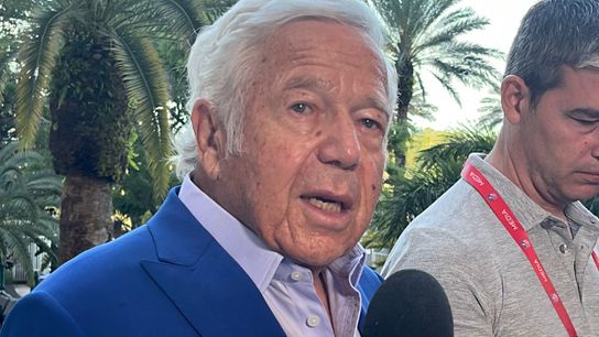 Video: Robert Kraft answers questions on rebuild, spending and The Dynasty at NFL meetings taken at NFL Annual Meeting (Patriots)